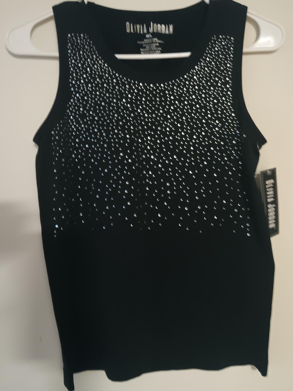 FAUX RHINESTONES TOP - Picture 2 of 5